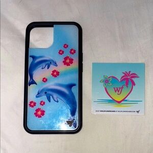 Wildflowers “Dolphin Love” iPhone 13 and case sticker